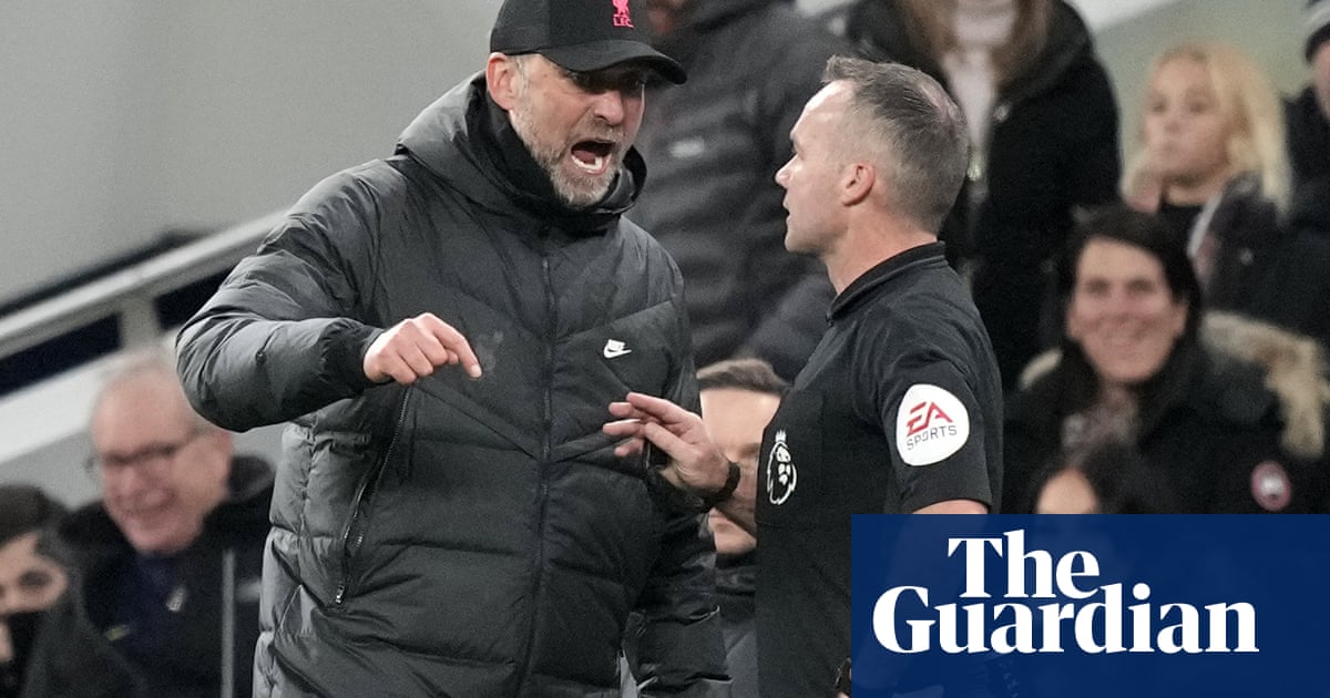 Jürgen Klopp fumes at referee and ‘two wrong decisions’ after Liverpool draw