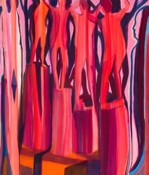 Red Dancers, 2017I like to play with tension and I like the ambiguity of what’s happening here – my paintings kind of leave you at these crossroads. It could go either way.
