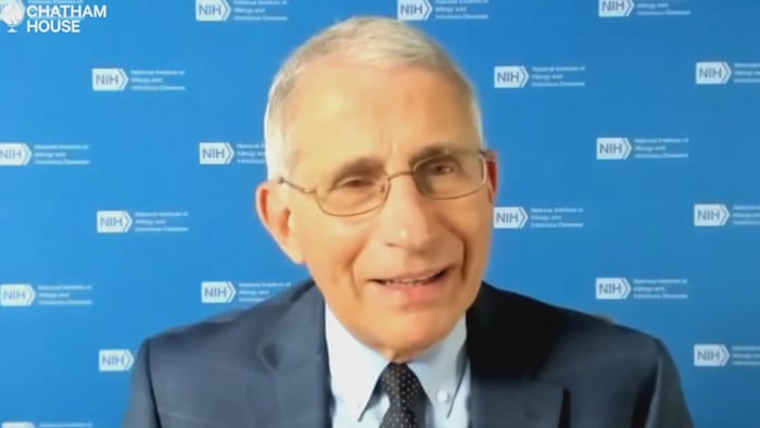 Dr Anthony Fauci warns against violent anti-science feeling in polarised US – video