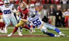 49ers face Eagles for place in Super Bowl after smothering punchless Cowboys