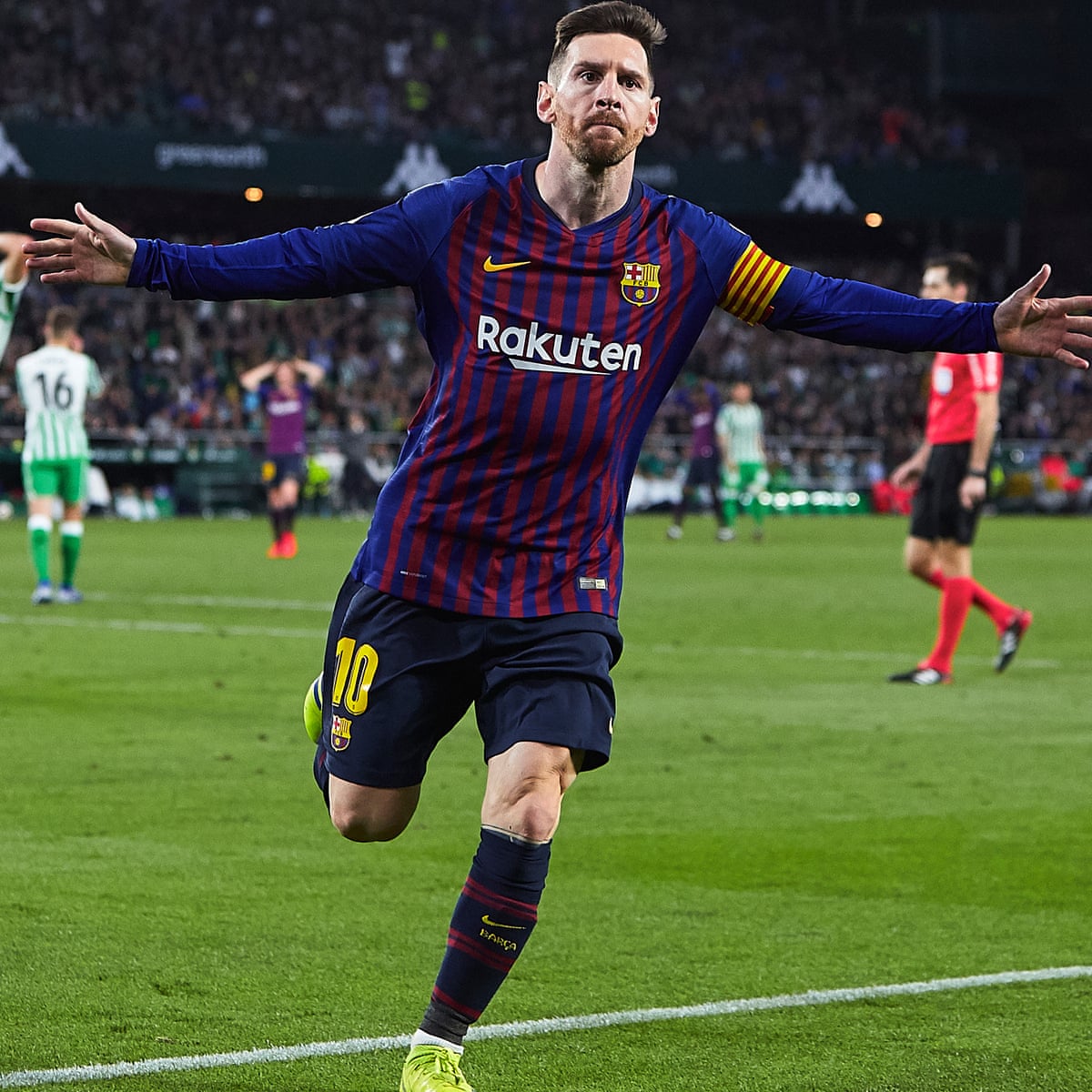 Oh. My. God. Messi, a hat-trick and a stadium left in suspended animation |  Lionel Messi | The Guardian
