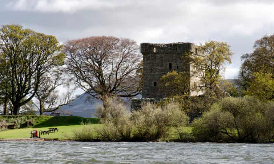 Lochleven Castle, where Mary was imprisoned in 1567-8.