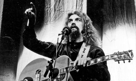 Billy Connolly on stage in 1975.