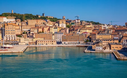 The Adriatic port of Ancona, Italy