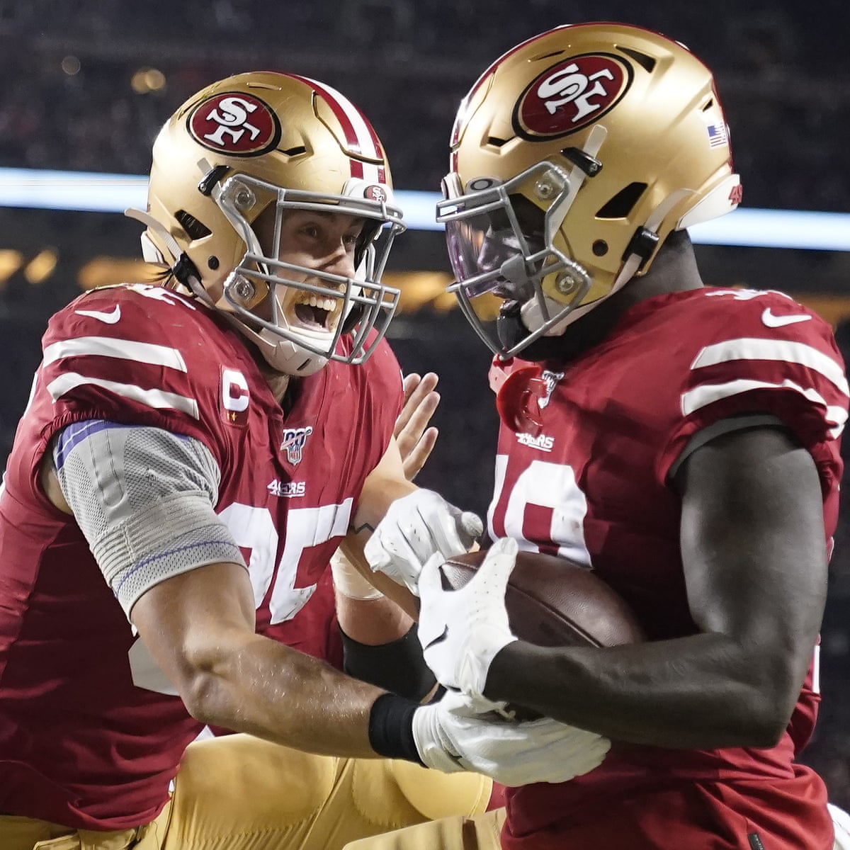 49ers Defense Mauls Rodgers And Packers As San Francisco Retain Nfc Top Seed Sport The Guardian