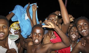 The election result prompted celebrations in the streets.