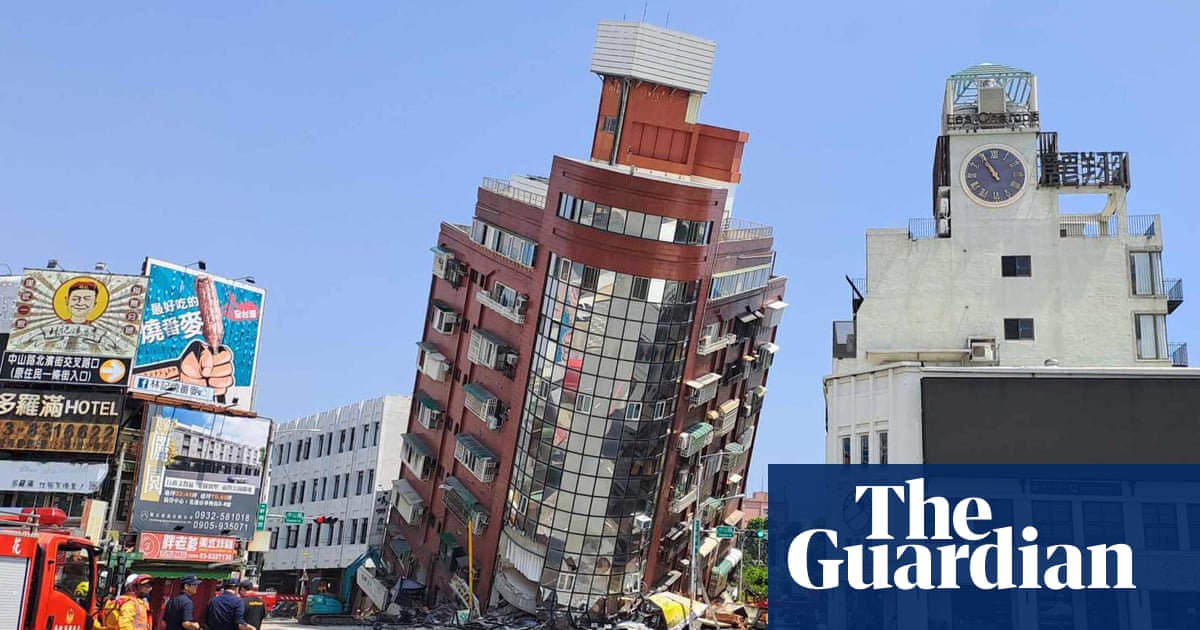 Taiwan 7.2 magnitude earthquake – in pictures | World news | The Guardian