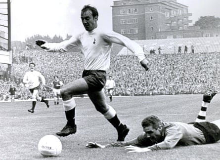 Jimmy Greaves playing for Tottenham Hotspur during the 1967-68 season.