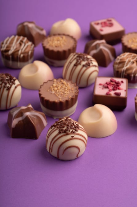 Assortment of chocolates