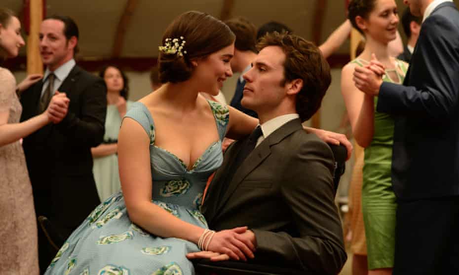 Sam Clafin as Will Traynor and Emilia Clarke as Lou Clark in Me Before You, directed by Thea Sharrock