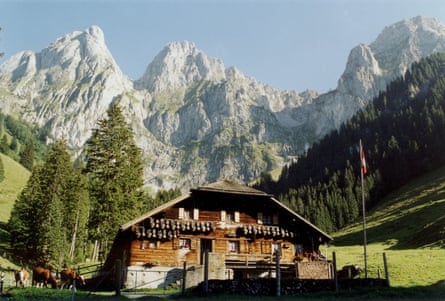 Cheesemaker La Maison de L’Etivaz in the Swiss Alps