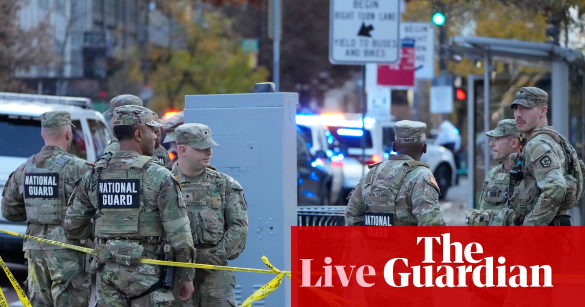 Washington DC shooting: video suggests ‘lone gunman’ shot two national guard members near White House, say Washington DC police – latest updates | Washington DC Washington DC shooting: video suggests ‘lone gunman’ shot two national guard members near White House, say Washington DC police – latest updates | Washington DC
