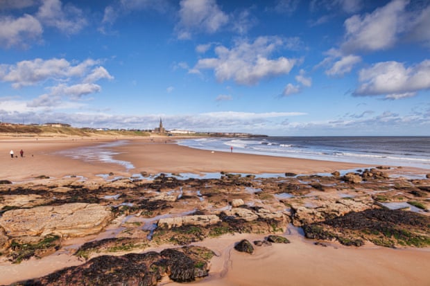 Tynemouth Longsands beach, Tyne and Wear.