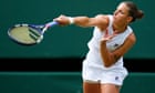 First Wimbledon final helps Karolina Pliskova put painful year behind her