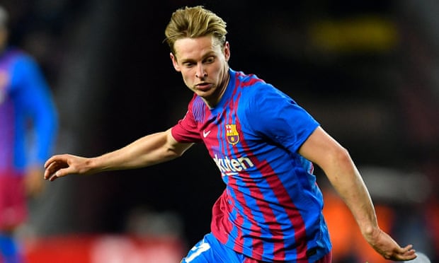 Frenkie de Jong in action for Barcelona against Mallorca in May