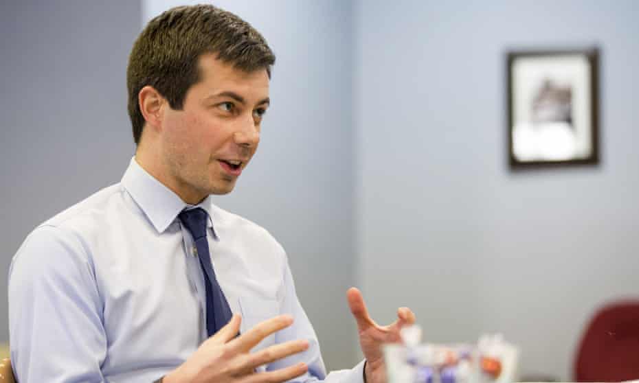 Pete Buttigieg is the mayor of South Bend, Indiana, and a veteran of the navy. 