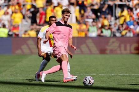 Thomas Meunier of Sunderland during the pre-season friendly against Lens in France on 8 August.