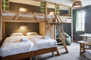 Bedroom in Loonsche Land holiday park.