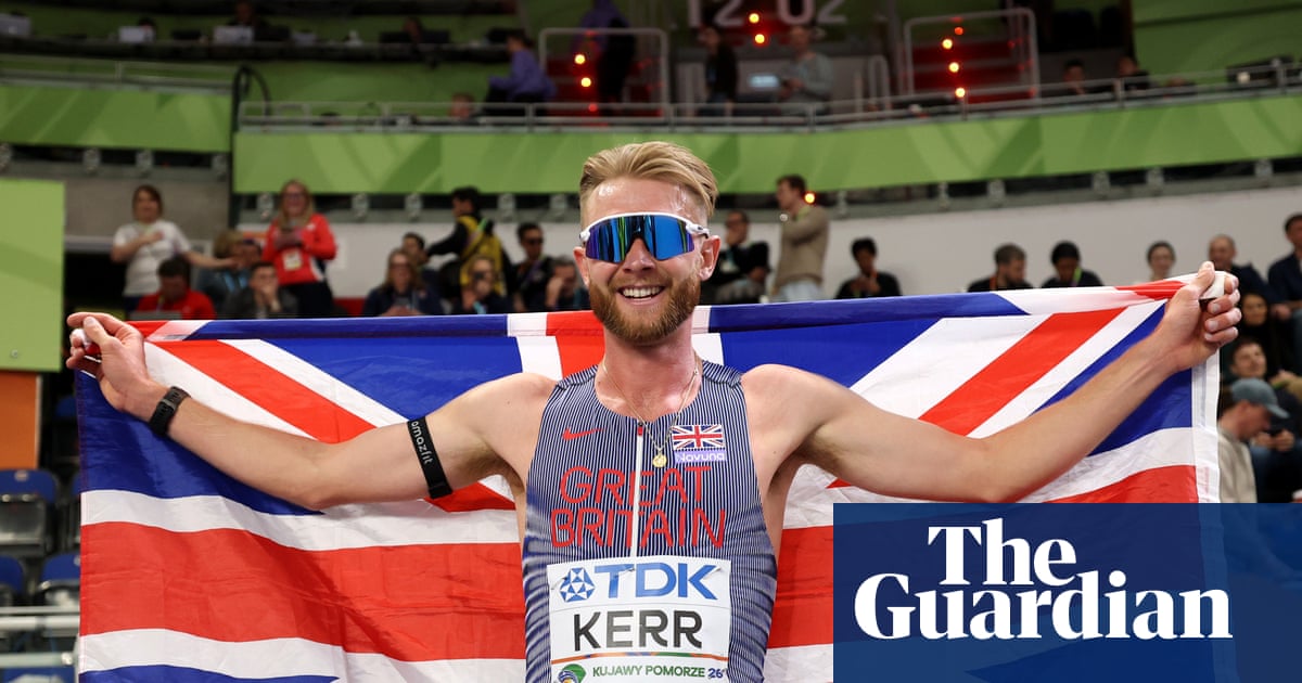 Josh Kerr surges to 3,000m gold for Britain at world indoor championships