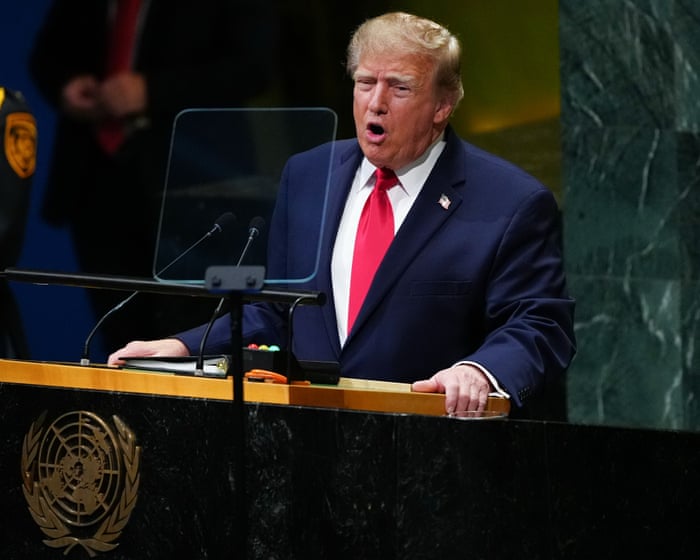 Trump addresses UN with mixture of boasts, threats and jibes | First Thing