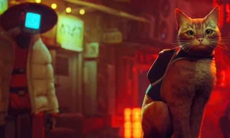 Would you like me to be the cat? A screenshot of Stray.