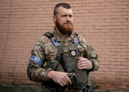 Oleksiy Kharkivskyi, head of the Vovchansk police force