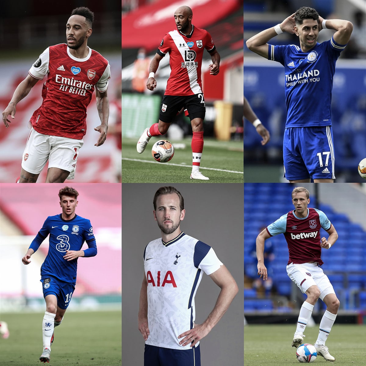 Lava Touches And Teal Accents The Premier League S 2020 21 Kits Premier League The Guardian