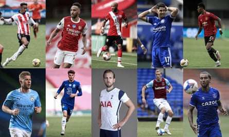 Lava Touches And Teal Accents The Premier League S 2020 21 Kits Premier League The Guardian