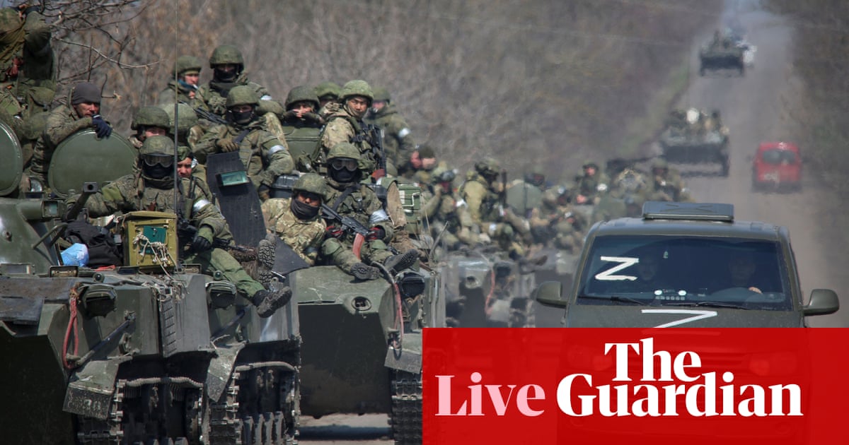Russia-Ukraine war: Mariupol defenders continue to defy Russian order to surrender – live