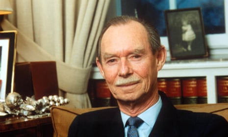 Grand Duke Jean of Luxembourg in 1991