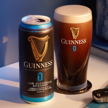 Guinness 0 non alcoholic drink product photo