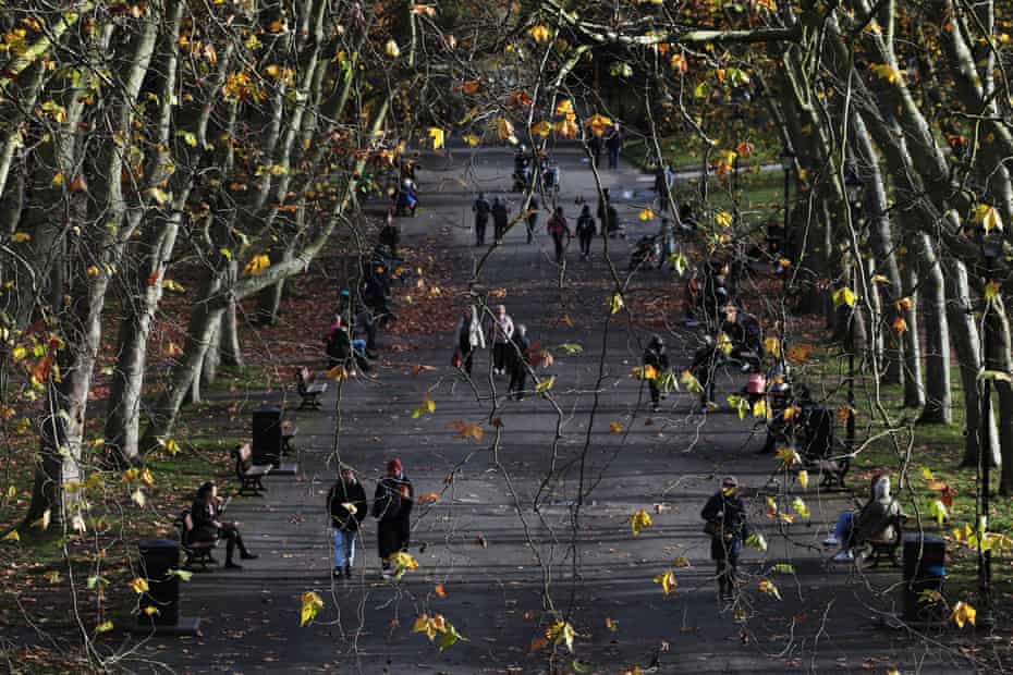 Crystal Palace Park walkers