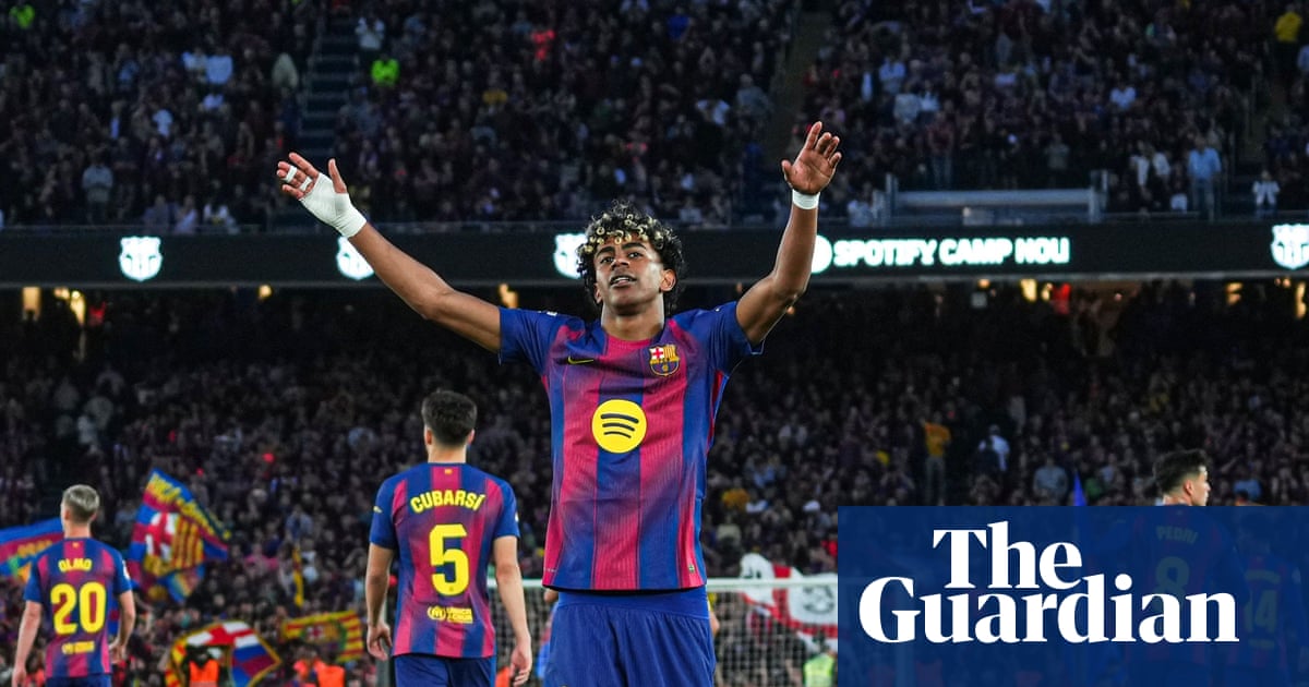 Not over, but done: Lamine Yamal all smiles as he guides Barcelona to verge of title