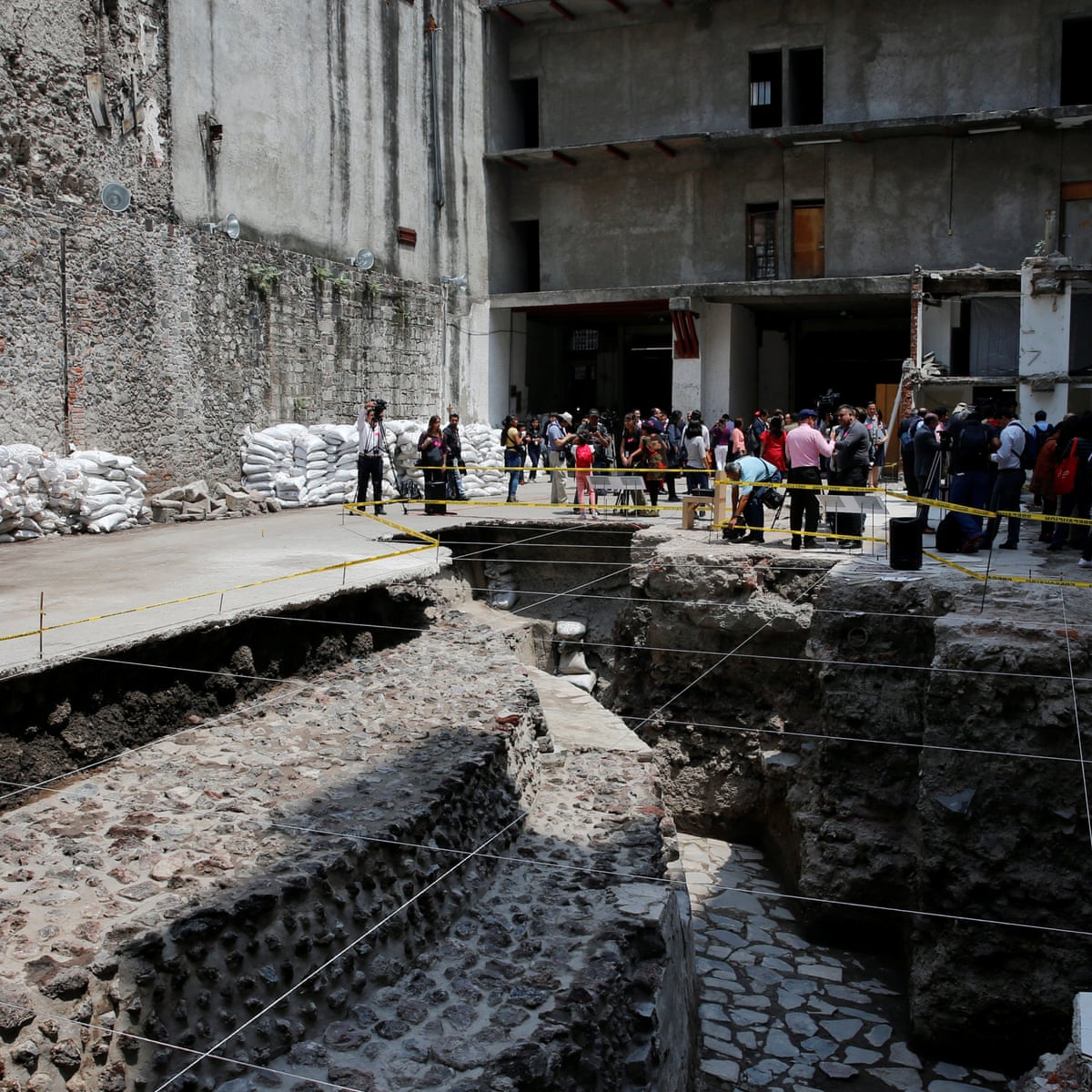 Aztec Temples In Tenochtitlan Inside