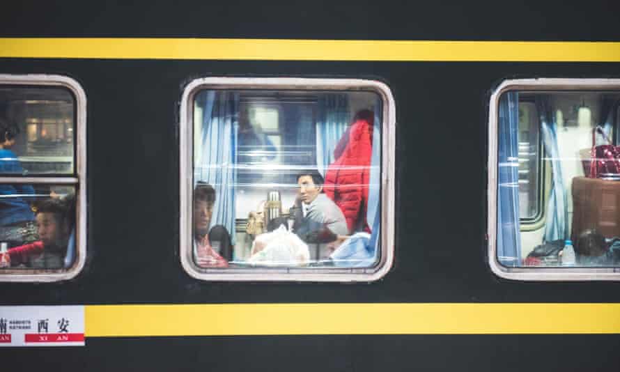 Trans-Siberian train window