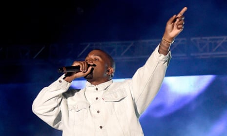 Against the Tidal: Kanye West at Coachella. 