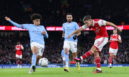 Leandro Trossard caused City plenty of problems in a promising first start for Arsenal.