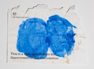 Artwork from The Covid Letters by Kit, 3, Bristol