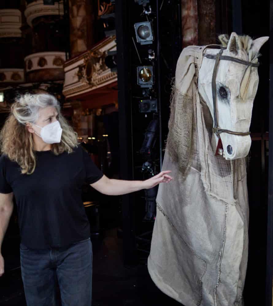 ‘About as big as it gets’: behind the scenes of Wagner’s The Valkyrie at English National Opera | Opera 26 Emma Bell (Sieglinde) and horse.
