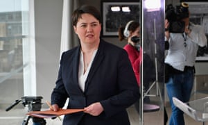 Ruth Davidson said after spending 10 years as a journalist and six as a politician she was not sure she could combine them both.