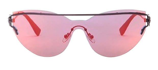 Cat’s-eye pink frames