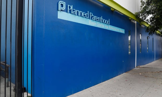 A Planned Parenthood clinic operates in Los Angeles, California.