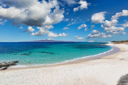 Kastraki beach, Naxos, in the Cyclades, Greece.