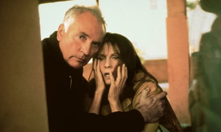 Terence Stamp and Lesley Ann Warren in The Limey.