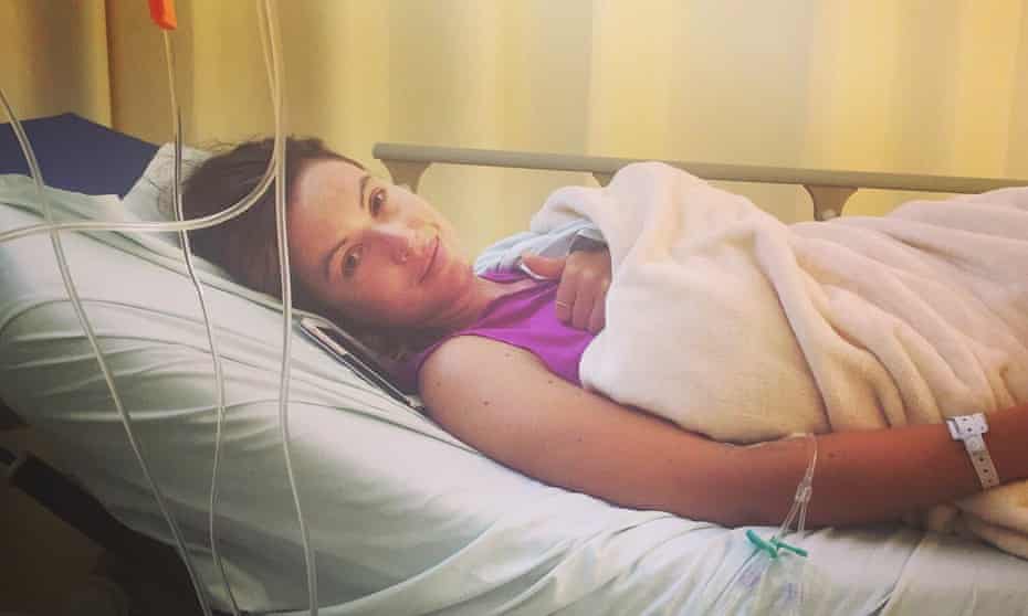 Picture taken from the Twitter feed of Charlie Webster in the Rio hospital where she is being treated.
