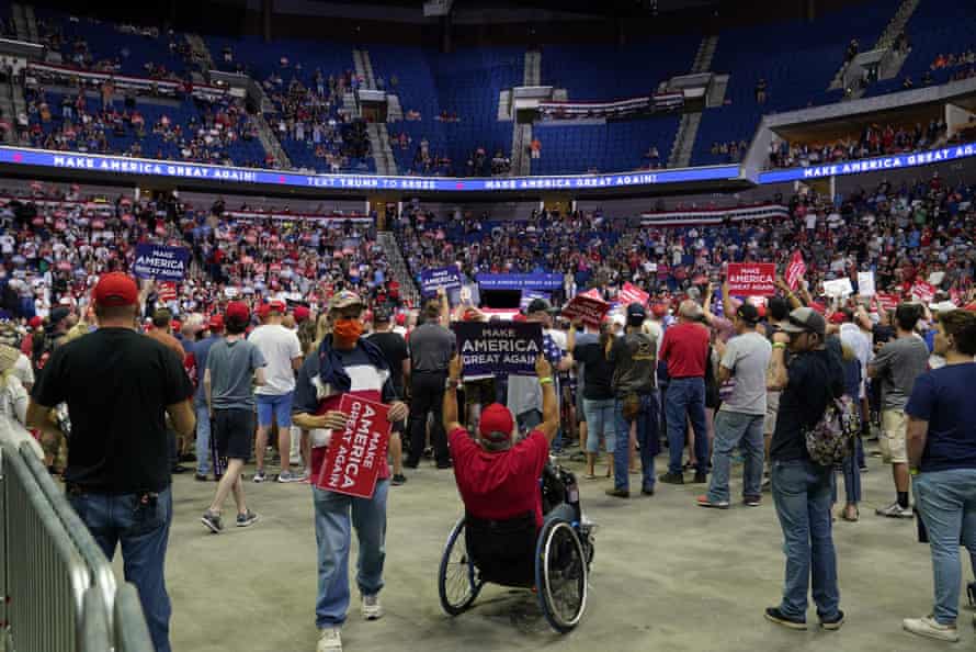 Tulsa Rally Empty Don't call it a comeback: Trump's Tulsa rally was just another sad ...