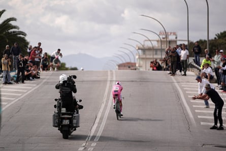 Afonso Eulálio competes during the 10th stage of the Giro d’Italia
