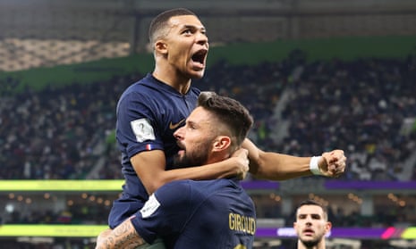 Kylian Mbappe and Oliver Giroud are both on the scoresheet as France take control of the tie.