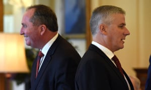 Barnaby Joyce and Michael McCormack