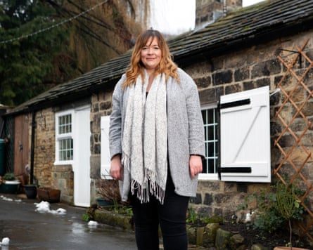 Kate Fox in Esholt, where Emmerdale was filmed.
